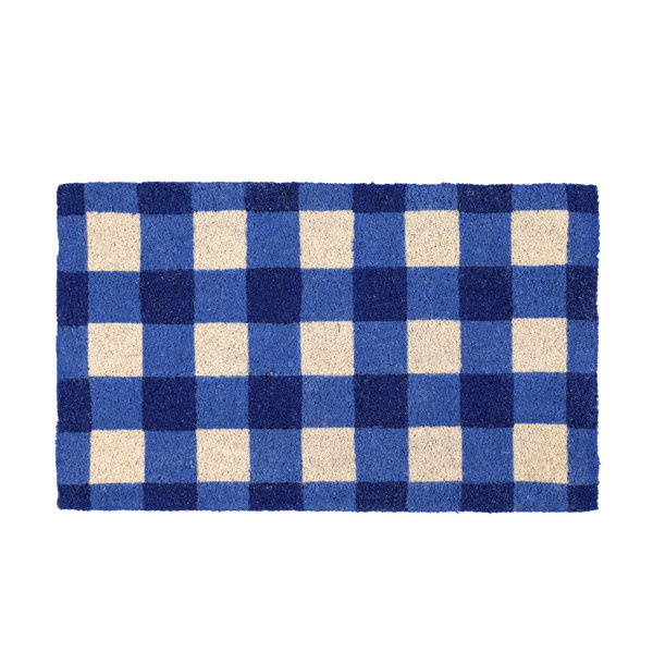 Gracie Oaks Pittner Buffalo Plaid NonSlip Outdoor Door Mat Wayfair